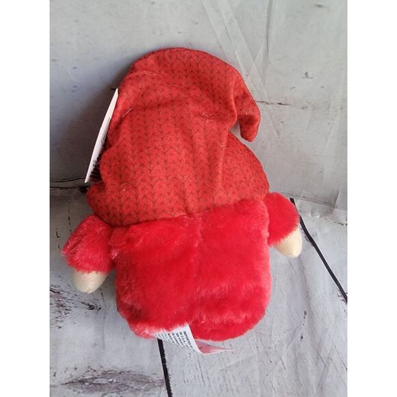 GREENBRIER Christmas House Plush 6” Red Santa Gnome Stuffed Toy New with Tags - Picture 4 of 4